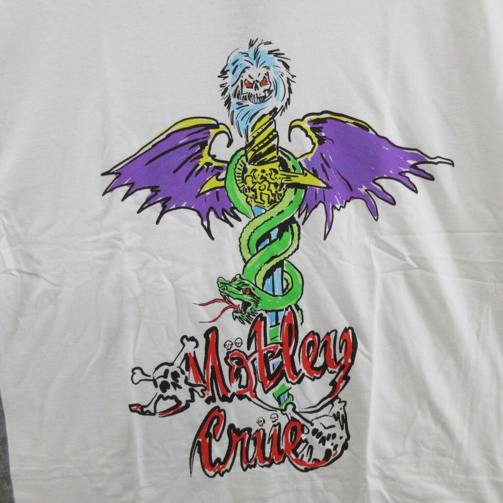 Motley Crue Mens T-Shirt Size XXL Dr. Feelgood Short Sleeve Tee Licensed Cotton